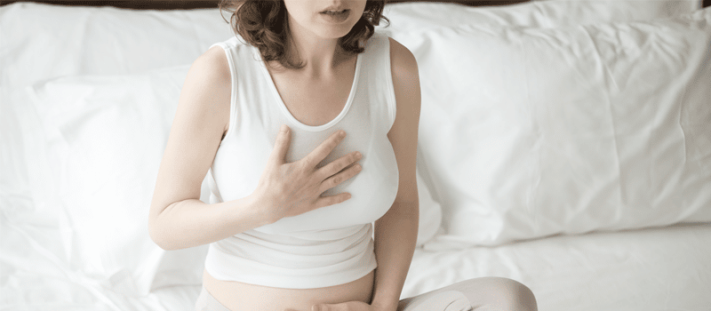 Sensibilité des seins durant la grossesse